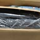 Office Desk Chair, Executive Leather Office Chair, High Back Ergonomic Home Desk Chair with Padded Flip-up Arms, Big and Tall Computer Chair with Rocking Function, 360Swivel Free, Black