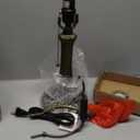 HUIMEIJU HMJ8033 Metal Base with Diameter 8 inch Table lamp Glass lampshade