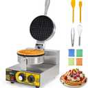 Dyna-Living Commercial Waffle Maker Restaurant, 1200W Professional Waffle Maker Commercial Waffle Iron Non-stick Classic Waffle Machine Electric Waffle Bowl Maker for Home, Hotel