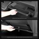 LUCKEASY Glove Organizer for Tesla Model Y Juniper 2025 2026 Glove Box Storage Box Tray Organizer Accessories TPE Storage Tray Black