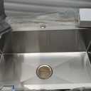 30x18 In Drop Inch Kitchen Sink-Stainless Steel Topmount Modern Single Bowl Kitchen Sink Come With Silicon Mat, Drain Strainer Set Offer Large Basin And Compatibility With Various Kitchen&Bar Style, 30X18X9 Inches