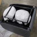 GarveeHome Oversized Recliner Chair - PU Leather Manual Recliner for Adults, Lazy Chair with 1.5X Sponge Comfort Arm and Back for Living Room, Bedroom