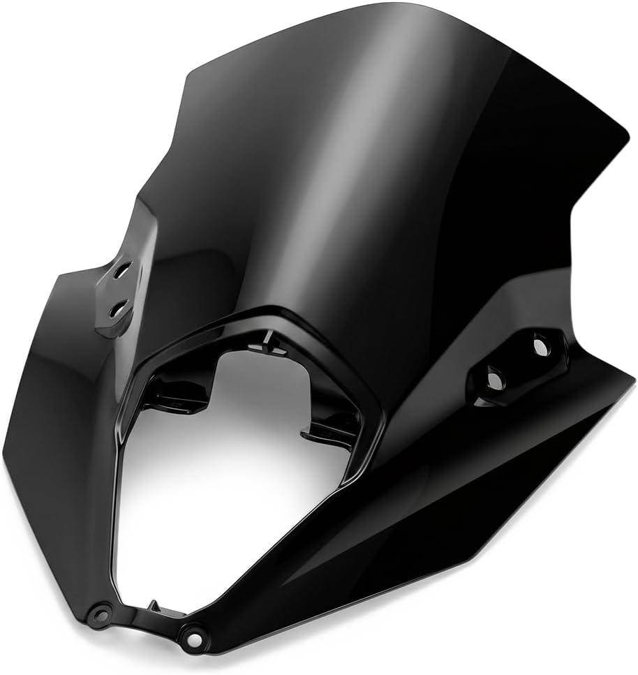Huggkey Motorcycle Double Bubble Racing Windscreen For Ninja650/ER6F 20-26