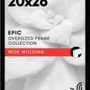 Americanflat 20x26 Picture Frame with Polished Plexiglass - Black Picture Frame - Wide Photo Frames Made of Engineered Wood for Vertical or Horizontal Wall Display - Epic Collection - Black