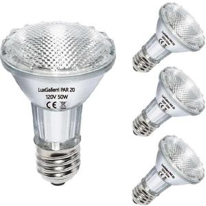 PAR20 Halogen Light Bulbs 3 Pack 120V 50w Dimmable, E26 Medium Base Flood Light Bulbs with 3000k Warm White,High Output Reflector for Kitchen Stove Hood and Range Hood Light Bulb.