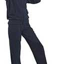 Gary Com 2 Pieces Tracksuit Sets Women's Jogging Hoodie Outfits Solid Zip Up Active Jogger Track Suit Charcoal XL