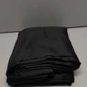 NICETOWN Pitch Black Solid Thermal Insulated Grommet Blackout Curtains/Drapes for Bedroom Window (2 Panels, 42 inches Wide by 63 inches Long, Black)