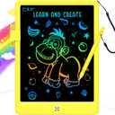 BUKEBU Toddler Toys for 3-6 Years Old Girls Boys, LCD Writing Tablet 8.5 Inch Doodle Board, Electronic Drawing Tablet, Drawing Pads,Travel Gifts for Kids Age 3 4 5 6 7 Year Old Girls Boys (Yellow)