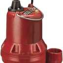 Liberty Pumps LE41M Manual Submersible Sewage Pump 4/10HP, 115V, 10' Cord, 2" Discharge