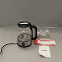 Drip Coffee Maker By Spraying Method, 1.2L Capacity, 600W Power, BPA-Free, Brewed Tea Pot Coffee Plunger, Glass Stainless Steel Tea And Coffee Brew Kettle, Electric Kettle Tea Pot,Keep warm