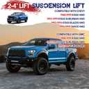 2-4" Lift Front Upper Control Arms for 1988-1998 K1500, 1992-1999 Yukon/ K1500 Suburban, 1988-1991 V1500 Suburban, 1995-1999 Tahoe, Front Tubular Suspension Control Arm for Chevy/GMC
