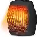 BLACK+DECKER Small Space Heater, 1500W Ceramic Heater for Indoor Use (Desktop)