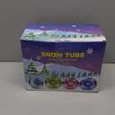 36'' 4Pack/ 40'' 2Pack Sleds, Snow Sled for Kids and Adult, Snow Tube for Sledding Heavy Duty Thickened Double Bottom with Handles, Sleds for Snow Outdoor Toys Gifts for Family Boys and Girls