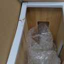 Libreshine Extra Large White Bamboo Grocery Bag Holder for Plastic Bags, Under Sink Cabinet or Wall Mounted Organizer, Space-Saving Bag Dispenser for Kitchen, Pantry, Laundry Room, Garage