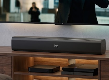 Sound Bar Speakers 2.1ch Wall Mount, Dark Gray