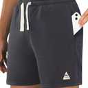 NORTHYARD Men's 7" Athletic Running Shorts with Zipper Pockets Quick Dry Lightweight Workout Gym Short Size 2 XL