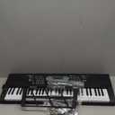 Hricane Keyboard Piano Lighted Keys for Beginner Adults Teens Kids, 61 Key Electronic Music Keyboard with Teaching Modes Powered by USB or Battery with LCD Display Microphone Headphone Jack (Lighted Keys-Black)