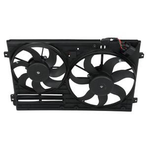 labwork Engine Radiator Cooling Fan Assembly VW3120100 Replacement for Jetta Passat Golf Low Noise