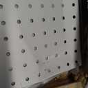 Amazon Basics Rectangular Metal Pegboard Wall Organizer, Tool Storage Organization System, Rust and Scratch Resistant, 48-Piece Kit, Gray