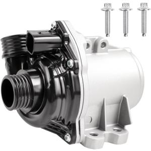 Electric Engine Water Pump with Bolts Compatible with X1 X3 X5 X4 X6 Z4 E60 E61 E82 E88 E90 F01 640i 535i 740i 740Li 135i 335i 335is 335xi 535xi 135is 3.0L L6 Replace 11517632426