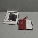 XcaseBar Compatible with iPhone 16 6.1" Wallet case with Zipper Credit Card Holder【RFID Blocking】, Flip Folio Book PU Leather Phone case Shockproof Cover Women Men for Apple 16 case Red