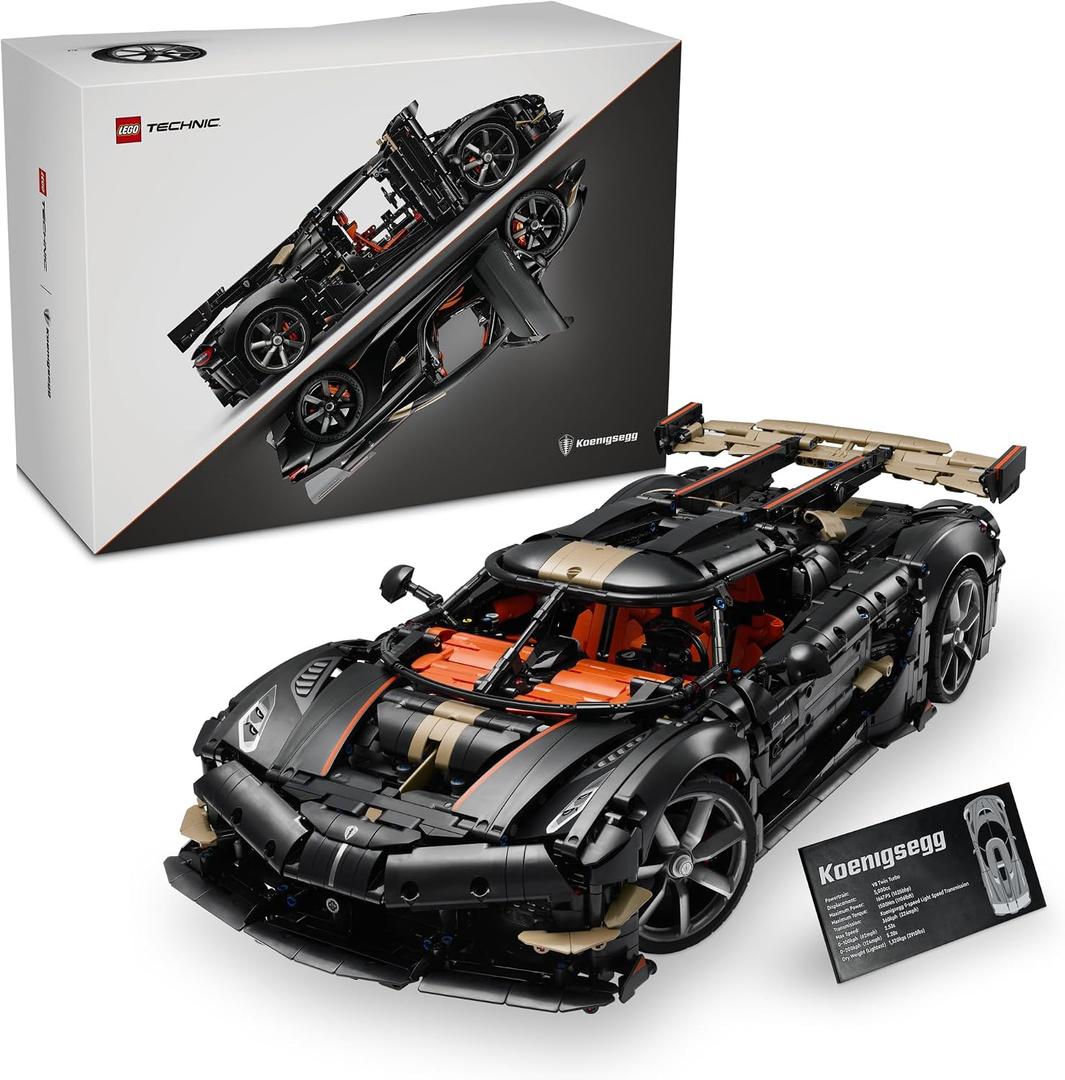 LEGO Technic Koenigsegg Sadair’s Spear Megacar 42232