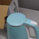 Electric Kettle(BPA Free), Double Wall Water Boiler Heater, Stainless Steel Interior, Cool Touch Coffee Pot & Tea Kettle, Auto Shut-Off and Boil-Dry Protection, 1.5L