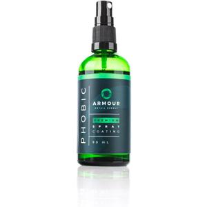 Armour Detail Supply - Phobic Spray Coating - User-Friendly Spray Ceramic Coating - Up to 2 Years of Durability; High Chemical & Damage Resistance - 90 ml