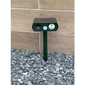 Upgraded Solar Ultrasonic Animal Repellent, Cat Raccoon Repellent, Insect Cockroach Ants Bug Repellent Killer