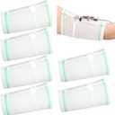 TrelaCo 6 Pcs PICC Line Cover Sleeve Upper Arm Protector Comfortable Breathable Elastic Mesh PICC Line Sleeve Cover for Upper Arm Adult Teenager Nursing