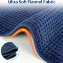 Comfytemp Extra Large Heating Pad for Back & Period, 33''x 17'' King Size FSA Eligible Pack, Birthday Gifts for Women Men Mom Dad & Mother Day Gift, HSA Electric XL Heat Wrap for Body, Washable, Blue