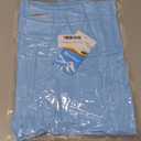 MAGCOMSEN Womens Yoga Pants High Waisted Tummy Control Leggings with Pockets Athletic Leggings Ankle Length Light Blue, L