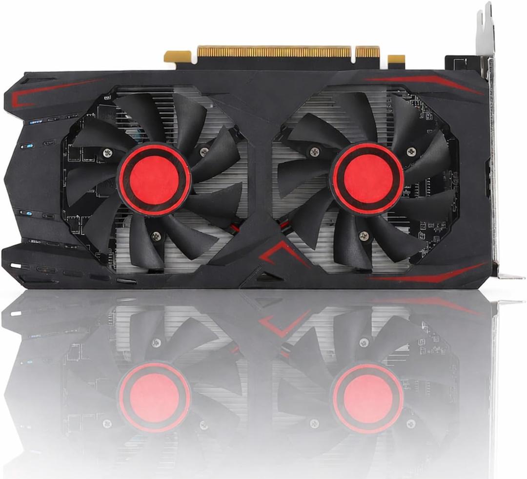 Denash 6GB GDDR5 Graphics Card, Video Card GPU for Gaming 192BIT Core Width 783MHz Core Frequency with HD Multimedia Interface, DVI, VGA for PC Computer Work