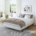 Full Box Spring - 7 Inch High Profile Box Spring for Full Bed, Sturdy Metal Frame Mattress Foundation, Easy Assembly, Quiet & Noise-Free
