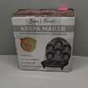 Baker's Friend Electric Arepas Maker with Browning Control, Mini Pancakes Maker, Pancake Maker Pan, Tostiarepa, Makes Arepas, Corn Patties, Mini Pancakes, Breakfast Sandwiches, Fried Eggs, Graphite