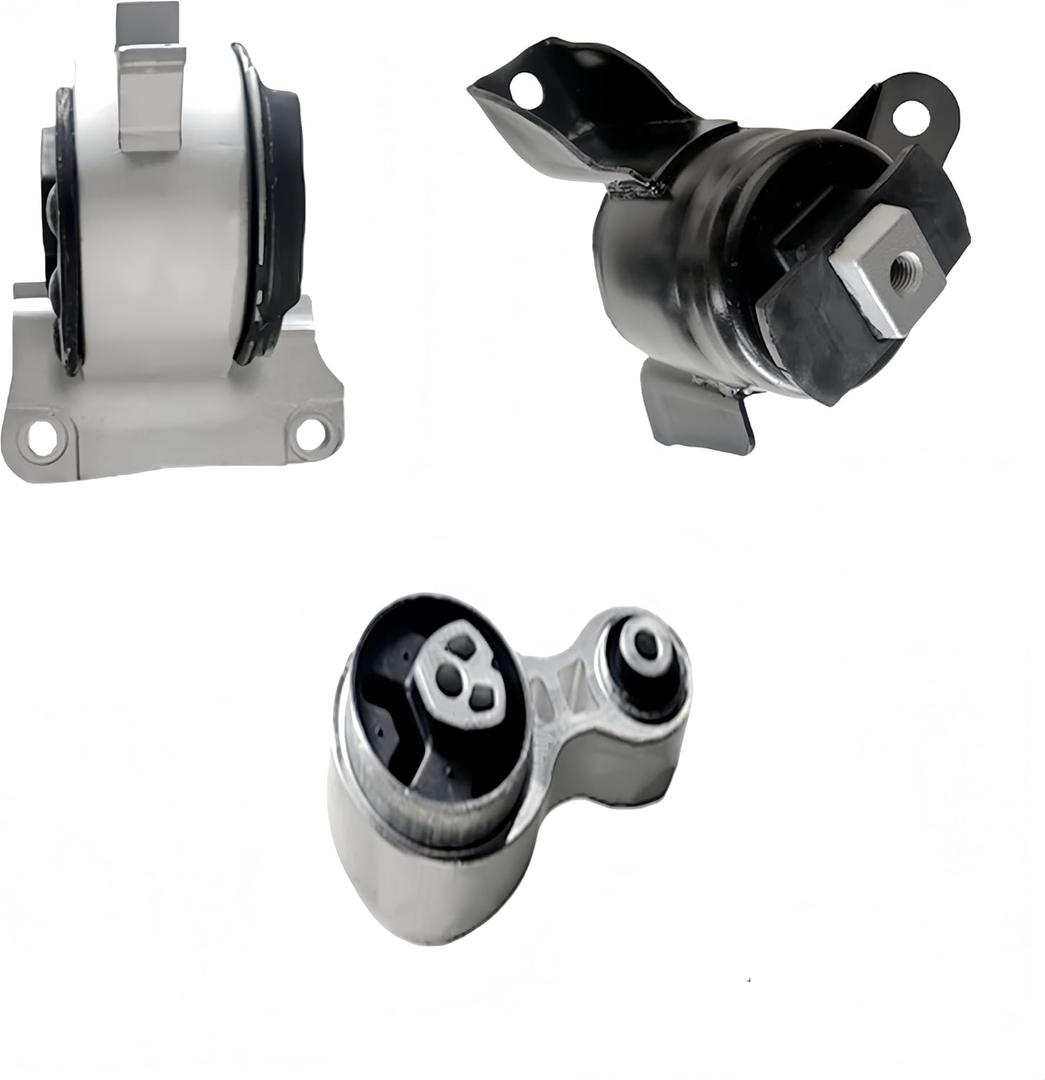 3Pcs Engine Motor Mount Kit Compatible with Fusion 2010 2011 2012/ Mercury Milan 2010 2011 L4 2.5L Automatic Transmission Replacement for A5556 A5740 3285 3216 3366