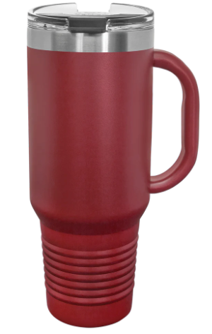 MUG Ozark Trail 40oz Stainless Steel Tumbler, Dark Red