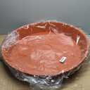 Bleuhome 2 Pack of Extra Large Plant Saucer 24 26 inch (22.5 inch Base), 4.2" Depth, Plastic Birdbath Bowl for Indoors Outdoor, Deep Heavy Duty Plant Saucer Dish for Garden (26", Terracotta)