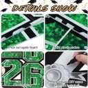 2026 Extra Large 47.2 Inch Graduation Yard Sign Congrats Grad Lawn Decor Class of 2026 DIY Name Yard Sign with Metal Stakes for College High School Grad Outdoor Party Supplies, Green