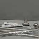 ALYVIA SPRING Waterproof Fabric Shower Curtain Liner with 3 Magnets - Soft Hotel Quality Cloth Shower Liner, Light-Weight & Machine Washable - Standard Size 72x72, White