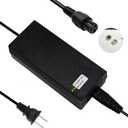 EVAPLUS 42V 2A Power Adapter with 8mm Mini 3-Prong Connector, Universal Replacer for 36V Lithium Battery Power Supply Adaptor