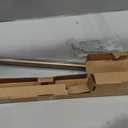 Ivilon Drapery Window Curtain Rod - End Cap Style Design 1 Inch Pole. 28 to 48 Inch Color Warm Gold