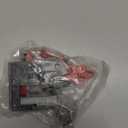 Pair of DTC Undermount Drawer Slide Plastic Front Locking Device, Grey with Screws Included (Left & Right Locking Device Set)