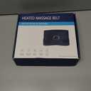 Cordless Heating Pad for Back Pain Relief, Heated Back Belt Abdomen Warmer Lumbar Support, Lumbar Massaager with Heat (Gray)