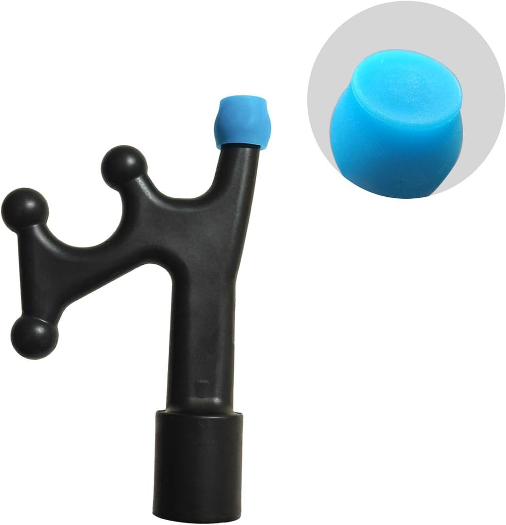 Telescoping Boat Hook for Docking, Non-Slip Rubber Tip, 3-Stage Anodized Aluminum Pole, Floating, Lightweight & Durable, Scratch-Resistant & Rustproof, 3/4" Threaded End for Push Pull Boating