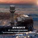 Dynofit M12x1.5 Lug Bolts Compaible with BMW, 45mm Shank Extended Aftermarket ET Wheel Bolts for E82 E88 E91 E92 E93, 12x1.5 Conical Seat Shiny Extended Wheel Studs for 20mm Spacer
