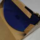 ROYALITA Small Acrylic Shelves Room Decor Floating Shelves (2-Pack, 8-inch Diameter) - Wall Mounted Display Stand for Plants, Toys, Makeup, and More - Ideal for Home and Office, Blue