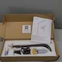 SKOWLL Single Handle Wall Mount Bathroom Faucet, Oil Rubbed Bronze Vanity Sink Faucet, Modern Industrial 360 Swivel Spout