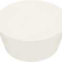 uxcell Tapered Shaped Solid Rubber Stoppers 92mm to 118mm, 1 Pcs Lab Rubber Plugs for Sealing, Test Tubes, Flasks, White