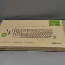 Seenda Wireless Bluetooth Keyboard and Mouse Combo, COE200 Ergonomic Wireless Keyboard Mouse with Wrist Rest, Multi-Device Connection, Full-Size, Compatible for Computer/Laptop/Mac/MacBook, Black